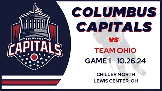 Columbus Capitals vs Team Ohio Game 1  102624 [upl. by Netsirhk]