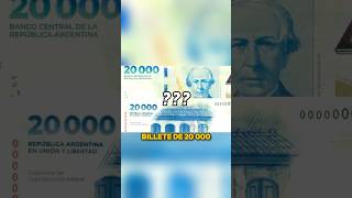 BILLLETE de 20000 está circulación ARGENTINA [upl. by Nork]