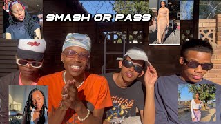 SMASH OR PASS Gaborone edition 🔥🔥ft the boys🔥 [upl. by Tresa241]