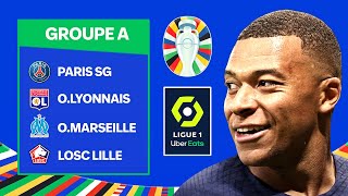 La LIGUE 1 avec le format de lEURO 2024 [upl. by Mathian]