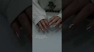 Ready for the news📣 gelmanicure naildesigns chromenails nailart nailstorytime naturalnails [upl. by Frederico]