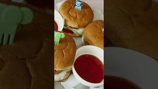 Howtomakechicken burger 🍔one monthfreezerecipe shortsvideo [upl. by Rehctelf]