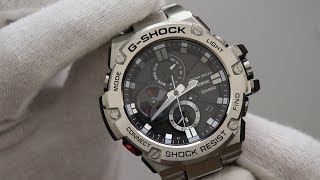 Unboxing  Mini Review Off The Casio G shock GST B100D 1AER G STEEL [upl. by Ledah]