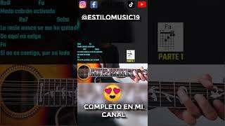 CCC 😍Eden Muñoz Ft Michelle Maciel  Tutorial Guitarra  Acordes 🎸 [upl. by Hyozo]