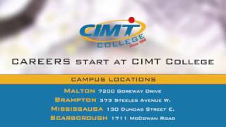 CAREERS start at CIMT College [upl. by Zoltai]