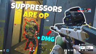 Suppressors are Crazy OP Now  Rainbow Six Siege [upl. by Nivac]