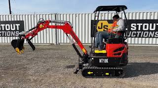 2024 AGT NT18K Mini Hydraulic Excavator [upl. by Aileve]