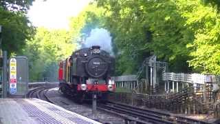 Pannier Tank 9466 Metropolitan 1 British Rail 20142 and London Underground 20227 passing Eastcote [upl. by Gwenny]