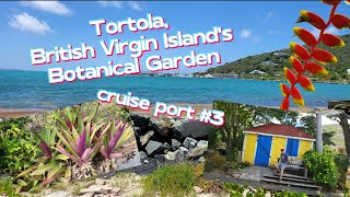 Cruise Port Tortola British Virgin Islands Botanical Garden [upl. by Duff]