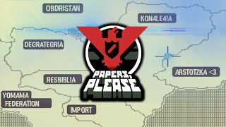 ▼PASSPORT BLIAD Papers please [upl. by Horst]