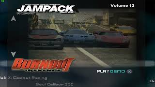 PS2 NTSCU Jampack Demo Disc Volume 13 Mature Menu USA SCUS97492 [upl. by Pejsach767]