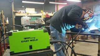 Forney 140 Easy weld set up and welding And shop talk about future projects [upl. by Eudoxia]