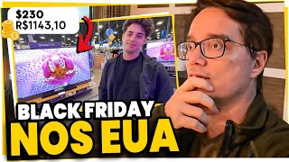 TV GIGANTE E BARATA NA BLACK FRIDAY AMERICANA Comprei um PS2 [upl. by Irbmac]