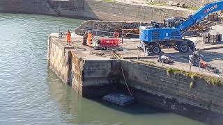 Charlestown harbour gate 111024 [upl. by Borg804]