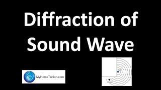 Diffraction of Sound Wave  Physics [upl. by Jaddo100]