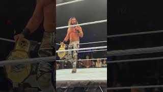 Seth Rollins vs CM Punk wwe wwelive [upl. by Llerraf]