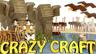 Minecraft  Crazy Craft 30  Ep 75 quotTAMING WILD ANIMALSquot [upl. by Leemaj]