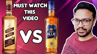 Royal Stag Vs OC Blue Whisky Comparison And Review [upl. by Ilonka1]