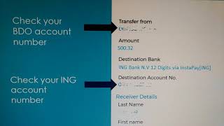 BDO TO ING  Sending Money [upl. by Aloz]