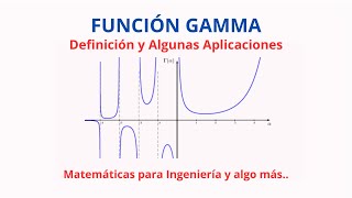 Función Gamma Definición y Algunas Aplicaciones [upl. by Dlanod37]