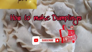 How to make Vegetarian DumplingsVegetarian DumplingsDumplings [upl. by Ahsiet]