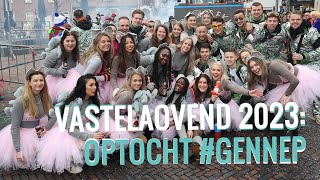 GennepNews  Vastelaovend 2023 Optocht [upl. by Ordnasela172]