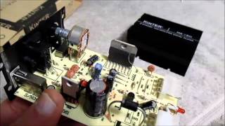 Kinter MA150 audio amplifier review teardown and power test [upl. by Nottap]