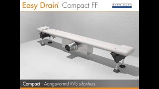 Badkamer renoveren met Easy Drain Compact FF [upl. by Damahom30]