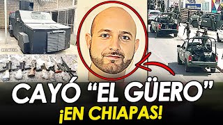 ¡¡CAYÓ EL GÜERO PULSERAS CAPTURAN a JEFE de PLAZA del MAYO ZAMBADA en CHIAPAS [upl. by Ecinahc]