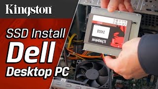 How to Install an SSD in a Dell Desktop PC  Kingston Technology [upl. by Asilehs]