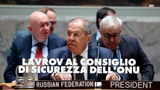 Lavrov al Consiglio di Sicurezza dellONU quotLa UE è sotto il controllo della NATOquot [upl. by Kelli]