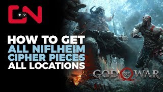 God of War Niflheim Cipher Locations  How to unlock Trilingual Trophy part 2 [upl. by Ekal]