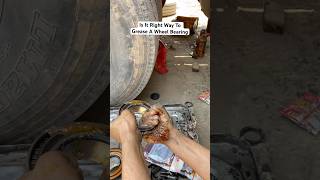 Is it right way to grease a wheel bearing grease wheelbearing lubricant shorts l [upl. by Anibas]