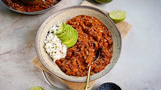 The Best Vegan Chili Recipe Super Comforting And Tasty [upl. by Otila194]