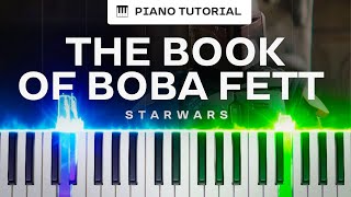 The Book of Boba Fett SLOW EASY PIANO TUTORIAL [upl. by Davon]