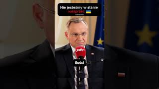 Nie jesteśmy w stanie wspierać Ukrainy polska ukraina konflikt polityka [upl. by Gemma]