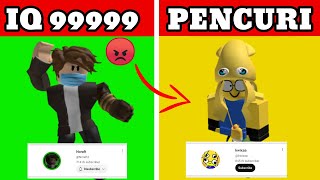 YOUTUBER ROBLOX IQ 999 VS PENCURI KONTEN [upl. by Mort]