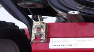 Snow Blower Adjustment Belt Adjust Craftsman Generic [upl. by Orabelle]