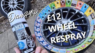 How To PAINT your ALLOY WHEELS for CHEAP cheapest DIY wheel refurb Rim Refurbishment  Restoration [upl. by Ahon550]