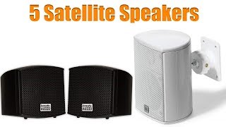 Top 5 Best Satellite Speakers  Satellite Speakers Reviews [upl. by Aliahs]