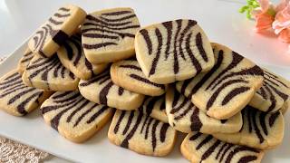 Patterned Butter Cookies in less than 10 minutes Easy Cookies recipe you will make everyday [upl. by Lrig]