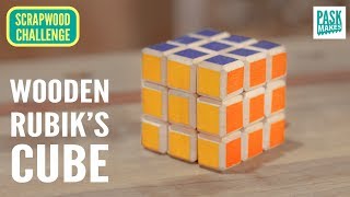 Homemade Rubiks cube Experiment  Scrapwood Challenge Ep 19 [upl. by Ahkeber585]