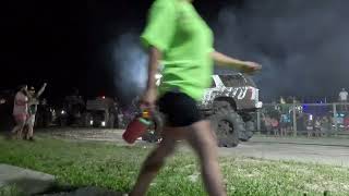 FLorida Man Fest tug of war engine catches fire [upl. by Bret783]