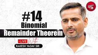 Binomial Remainder Theorem Maths Concept Video By Rakesh Yadav Sir [upl. by Cristin]