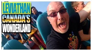 Leviathan OnRide Canadas Wonderland 2013  KBDProductionsTV amp BigBenStudios [upl. by Retha]