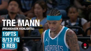 Tre Mann 19pts vs Grizzlies 2024 Preseason Highlights [upl. by Drona851]