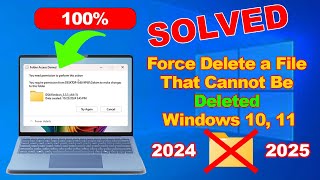 How to Delete a Stubborn Folder on Windows  Cant Delete Here’s How [upl. by Omiseno]