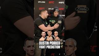 Dustin Poirier predicts Michael Chandler vs Charles Oliveira II ufc ufc309 mma [upl. by Leavelle]