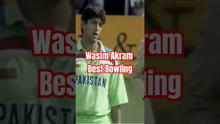 Wasim Akram The Master of Outswing cricket cricketlover [upl. by Emmerie967]