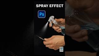 How to make Water Spray Effect in Adobe Photoshop shorts photoshop [upl. by Anilet525]